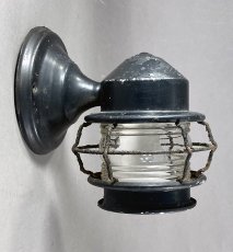 画像4: 1930's "Shabby" Caged Porch Lamp (4)