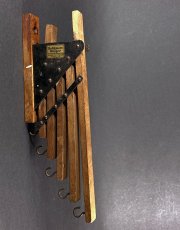 画像6: 1920-30's "Holds more Hanger" Wood＆STEEL Folding Hanger (6)