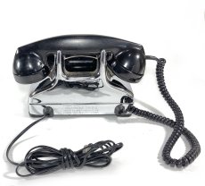 画像6: - 実働品 - （ひかり電話可） Early 1950's U.S.ARMY Chromed Telephone 【BLACK × SILVER】 (6)