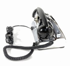 画像9: - 実働品 - （ひかり電話可） Early 1950's U.S.ARMY Chromed Telephone 【BLACK × SILVER】 (9)