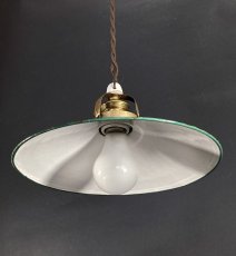 画像4: 1920's Germany "Enamel Shade" Pendant Lamp (4)