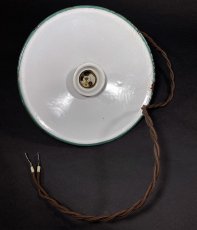 画像5: 1920's Germany "Enamel Shade" Mini Pendant Lamp (5)