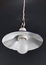 画像4: 1920's German-Deco "Enamel" Pendant Lamp (4)