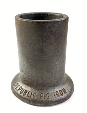 画像5: 1940's "Republic Pig Iron" Pen Stand (5)