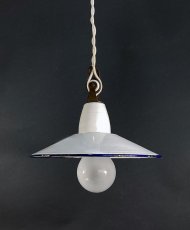 画像1: 1920's German-Deco "Enamel" Pendant Lamp (1)