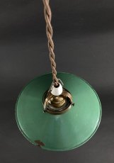 画像2: 1920's Germany "Enamel Shade" Mini Pendant Lamp (2)