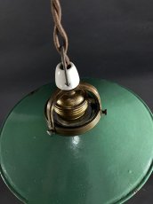 画像3: 1920's Germany "Enamel Shade" Mini Pendant Lamp (3)