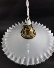 画像2: 1920-30's German Art Deco "Petticoat" Pendant Lamp (2)