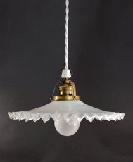 画像1: 1920-30's German Art Deco "Petticoat" Pendant Lamp (1)