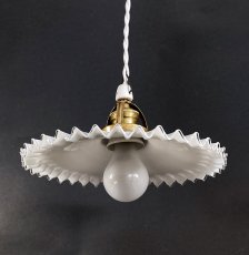 画像4: 1920-30's German Art Deco "Petticoat" Pendant Lamp (4)