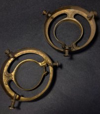 画像3: 1890-1910's Brass Shade fitters light fixture parts 【2個セット】 (3)