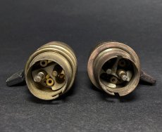 画像4: 1930-40's 2-set【B22】Brass Lamp Socket (4)