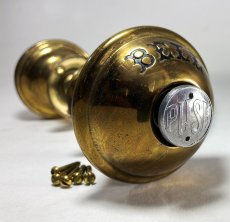 画像2: ☆BELL☆PUSH☆  1900's "COMBINATION"  Door Knob ＆ BELL (2)