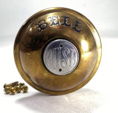 画像3: ☆BELL☆PUSH☆  1900's "COMBINATION"  Door Knob ＆ BELL (3)