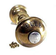 画像1: ☆BELL☆PUSH☆  1900's "COMBINATION"  Door Knob ＆ BELL (1)