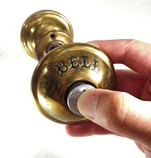 画像5: ☆BELL☆PUSH☆  1900's "COMBINATION"  Door Knob ＆ BELL (5)