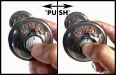 画像6: ☆BELL☆PUSH☆  1900's "COMBINATION"  Door Knob ＆ BELL (6)