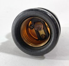 画像3: 【処分品】 1920-30’s Bakelite Socket Adapter w/ Outlets (3)