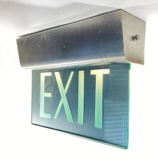 画像4: ☆Very!! Art Deco☆  1930's "EXIT" Light Sign (4)