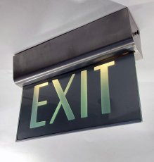 画像5: ☆Very!! Art Deco☆  1930's "EXIT" Light Sign (5)