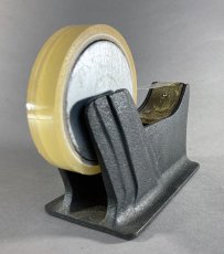 画像4: 1940-50's "STREAMLINE" Iron Tape Dispenser 【Black】 (4)