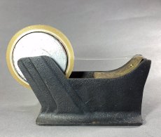 画像5: 1940-50's "STREAMLINE" Iron Tape Dispenser 【Black】 (5)