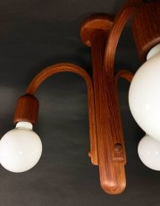 画像5: 1960-70's【DOMUS】German Wood Chandelier (5)