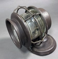 画像4: 1930-40's "Shabby" Caged Porch Lamp (4)