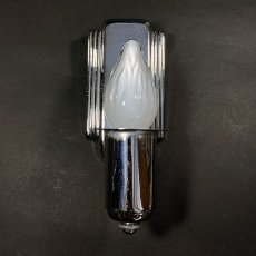 画像6: 1930's Chrome Candle Lamp  (6)