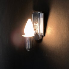 画像3: 1930's Chrome Candle Lamp  (3)