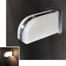 画像1: 1930's Art Deco "STREAMLINE" Bathroom Lamp (1)