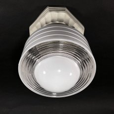 画像2:  1930-40's "Art Deco" Porcelain Ceiling Light  (2)