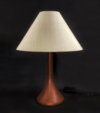 画像1: ★超・BIG!!★  【H:780 Φ:550 】  1960-70's DOMUS German Wood Table Lamp (1)
