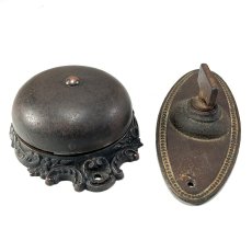 画像2: 1880-1900's Cast Iron Doorbell (2)