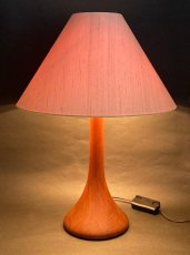 画像2: ★超・BIG!!★  【H:780 Φ:550 】  1960-70's DOMUS German Wood Table Lamp (2)