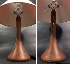 画像7: ☆超・BIG!!☆  【H:780 Φ:550 】  1960-70's DOMUS German Wood Table Lamp (7)