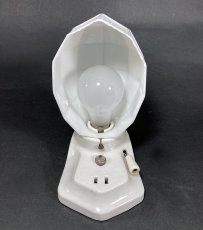 画像6: 1930-40's Art Deco Porcelain Bathroom Lamp (6)