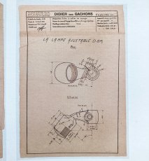 画像10: “GRAS”  Iron Base & Clamping Screw Knob  for【N°214  / N°215】 (10)