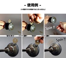 画像13: ★ Spin-Lock !! ★　 1910-30's "Oddball" Door Knob  (13)