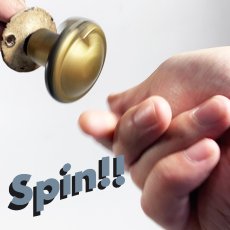 画像4: ★ Spin-Lock !! ★　 1910-30's "Oddball" Door Knob  (4)
