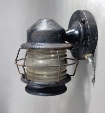 画像3: 1930's "Shabby" Caged Porch Lamp (3)