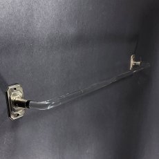 画像2: 1930-40's "Art Deco" Glass Towel Bar 【Long】 (2)