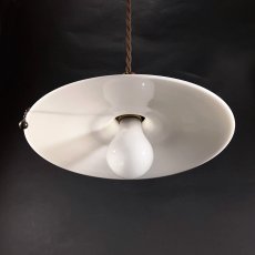 画像5: 1920-30's "Milk Glass" Pendant Lamp (5)