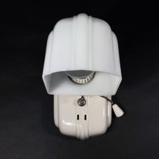 画像7: 1930-40's Art Deco Porcelain Bathroom Lamp (7)