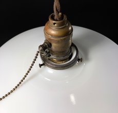 画像3: 1920-30's "Milk Glass" Pendant Lamp (3)