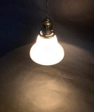 画像4: 1900-10's "Milk Glass" Pendant Lamp (4)