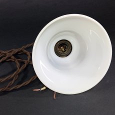 画像9: 1900-10's "Milk Glass" Pendant Lamp (9)