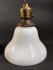 画像6: 1900-10's "Milk Glass" Pendant Lamp (6)