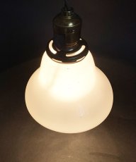 画像3: 1900-10's "Milk Glass" Pendant Lamp (3)