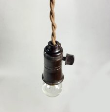 画像3: -＊残り一個＊-  1950-60's "Bare bulb" Bakelite Pendant Lamp【B22】 (3)